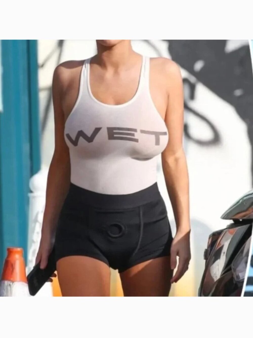 YEEZY x Mowalola Wet Tank White Size 3/L - 100% AUTHENTIC NWOT!!